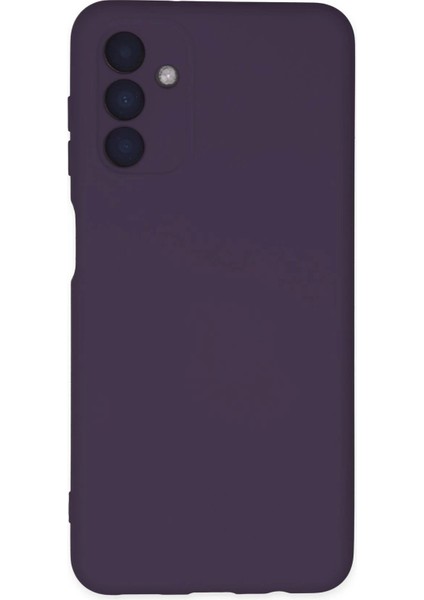 Newface Samsung Galaxy A04S Kılıf Nano Içi Kadife Silikon - Mor