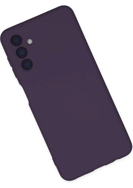 Newface Samsung Galaxy A04S Kılıf Nano Içi Kadife Silikon - Mor modelleri