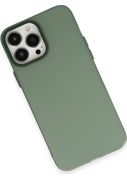 Newface iPhone 14 Pro Max Kılıf Modos Metal Kapak - Koyu Yeşil