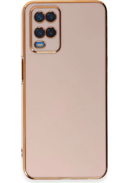 Newface Oppo A54 4g Kılıf Volet Silikon - Pembe