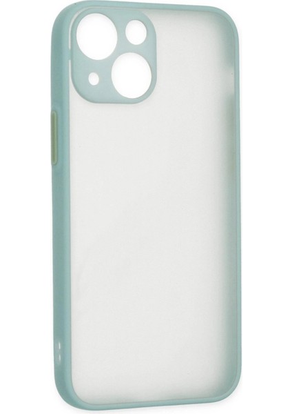 Newface iPhone 15 Kılıf Montreal Silikon Kapak - Açık Yeşil