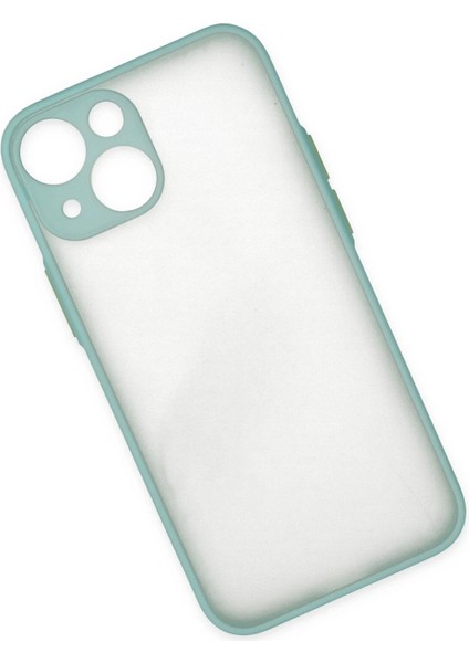 Newface iPhone 15 Kılıf Montreal Silikon Kapak - Açık Yeşil