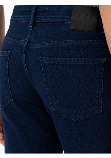Erkek Açık Lacivert Slim Fit Jean Pantolon 50290518-VR059