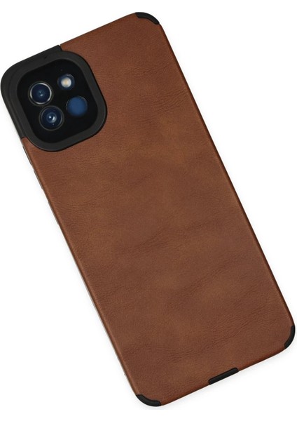 Newface Samsung Galaxy A03 Kılıf Loop Deri Silikon - Kahverengi modelleri