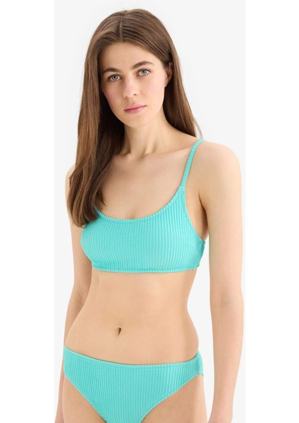 Regular Fit Bürümcük Bikini Üstü-Fall in Love B7207AX25SM