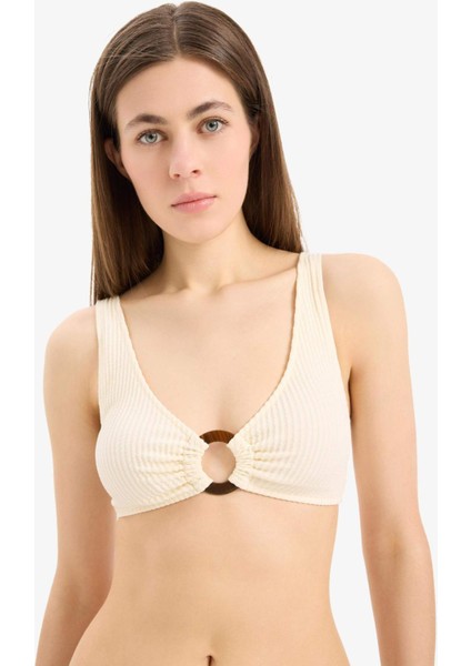 Regular Fit Bürümcük Bikini Üstü-Fall in Love B6903AX25SM