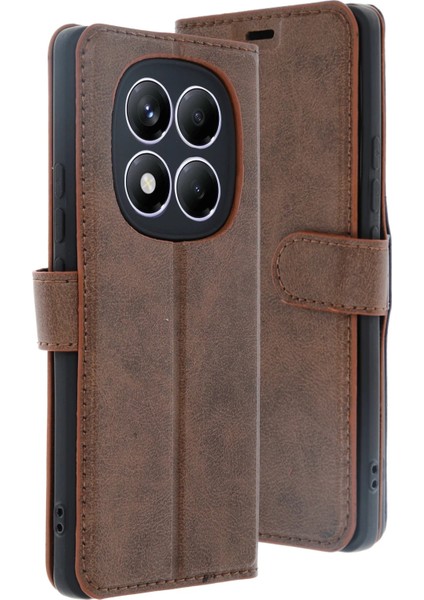 Newface Xiaomi Redmi Note 14 Pro 4g Kılıf Trend S Plus Kapaklı Kılıf - Taba