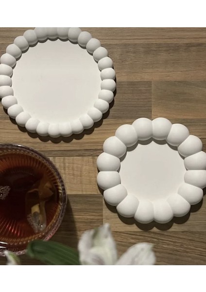 Elite Dekoratif 2’li Bubble Tabak Set,takı Tabağı, Organizer 1 Adet