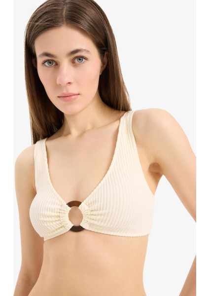 Regular Fit Bürümcük Bikini Üstü-Fall in Love B6903AX25SM