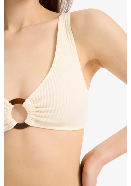 Regular Fit Bürümcük Bikini Üstü-Fall in Love B6903AX25SM