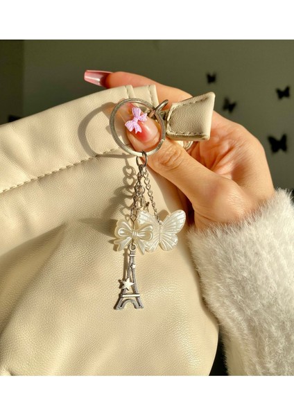 Elite Kelebek Charmlı Paris Anahtarlık 1 Adet