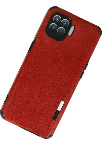 Newface Oppo Reno 4 Lite Kılıf Loop Deri Silikon - Kırmızı fiyatları