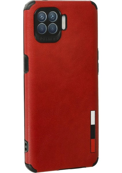 Newface Oppo Reno 4 Lite Kılıf Loop Deri Silikon - Kırmızı modelleri