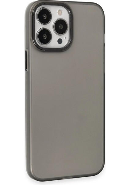 Newface iPhone 15 Pro Kılıf Modos Metal Kapak - Siyah