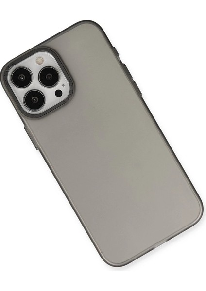 Newface iPhone 15 Pro Kılıf Modos Metal Kapak - Siyah