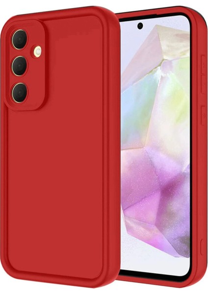 Newface Samsung Galaxy A16 5g Kılıf Viera Silikon - Kırmızı