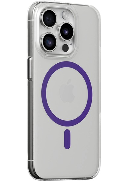 Joko iPhone 13 Pro Max Kılıf Bubble Magsafe Kapak - Mor
