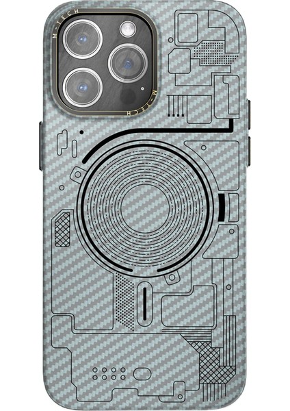 Newface iPhone 13 Pro Kılıf Mekanik Magsafe Kapak - Sierra Blue