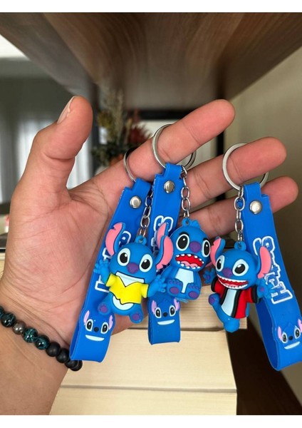 Elite Stitch Lilo Anahtarlık ve Çanta Süsü 3D (Silikon) Çanta Süsü 1 Adet