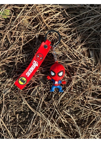 Elite Spiderman Örümcek Adam Silikon Anahtarlık ve Çanta Aksesuarı 1 Adet