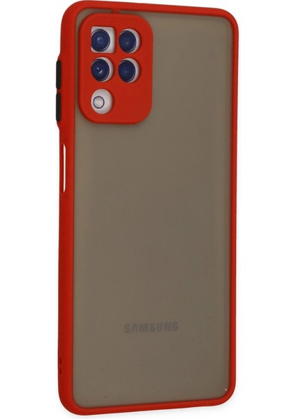 Newface Samsung Galaxy A22 Kılıf Montreal Silikon Kapak - Kırmızı fiyatları