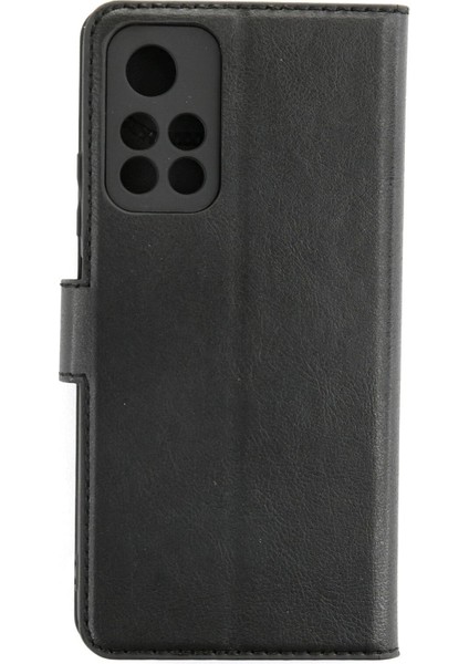 Newface Xiaomi Redmi Note 11T Kılıf Trend S Plus Kapaklı Kılıf - Siyah