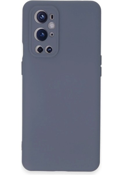 Newface One Plus 9 Pro Kılıf Nano Içi Kadife Silikon - Gri
