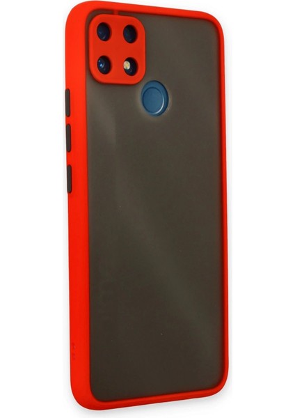 Newface Realme C25 Kılıf Montreal Silikon Kapak - Kırmızı fiyatları