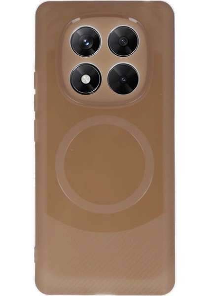 Newface Xiaomi Redmi Note 14 Pro 5g Kılıf Maya Karbon Kapak - Kahverengi modelleri