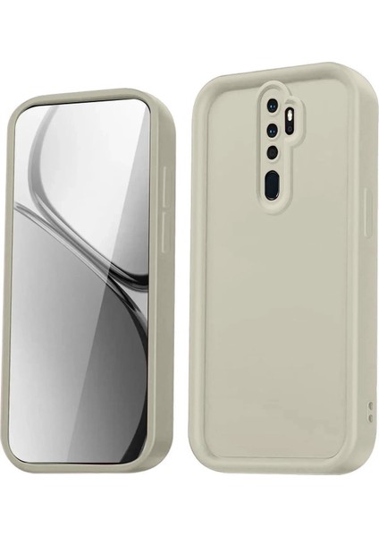 Newface Xiaomi Redmi Note 8 Pro Kılıf Viera Silikon - Krem