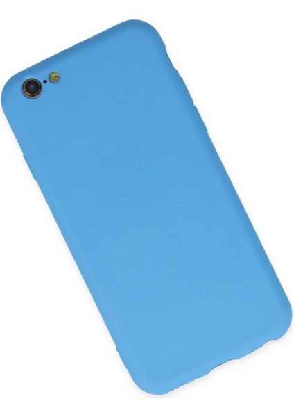 Newface iPhone 6 Plus Kılıf Nano Içi Kadife Silikon - Mavi fiyatları