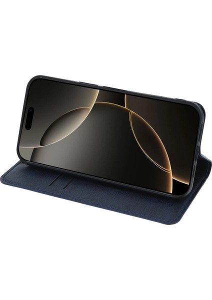 Newface iPhone 15 Pro Max Kılıf Trend S Plus Kapaklı Kılıf - Koyu Yeşil