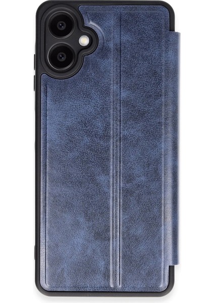 Newface Samsung Galaxy A06 Kılıf Flip Cover - Lacivert