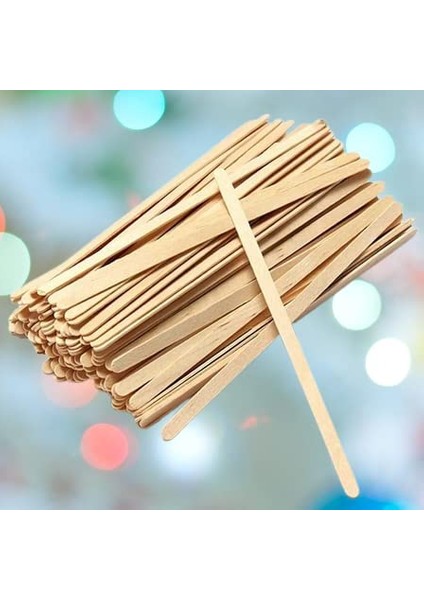 Bambu 2000 Adet Tahta Ahşap Karıştırıcı Çay Kahve Kaşığı Kaşık Karıştırma Çubuğu