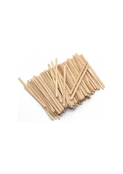 Bambu 2000 Adet Tahta Ahşap Karıştırıcı Çay Kahve Kaşığı Kaşık Karıştırma Çubuğu