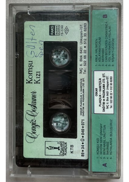 Cengiz Coşkuner Komşu Kızı Kaset (Orijinal Dönem Kağıt Baskı Kaset) fiyatları