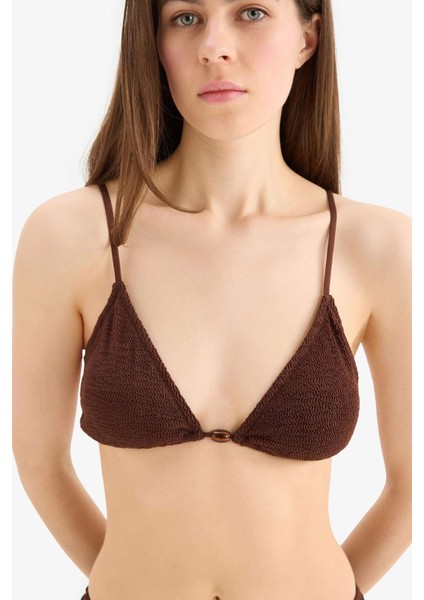 Regular Fit Bürümcük Bikini Üstü-Fall in Love E0205AX25SM fırsatları