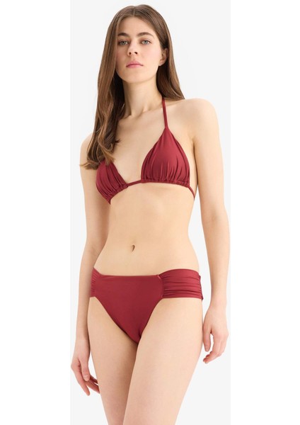 Regular Fit Saten Bikini Alt E0399AX25SM