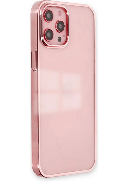 Newface iPhone 12 Pro Max Kılıf Element Silikon - Pembe