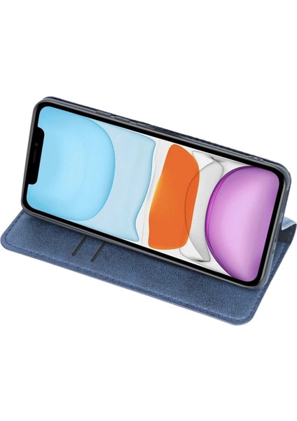 Newface iPhone 11 Kılıf Trend S Plus Kapaklı Kılıf - Siyah