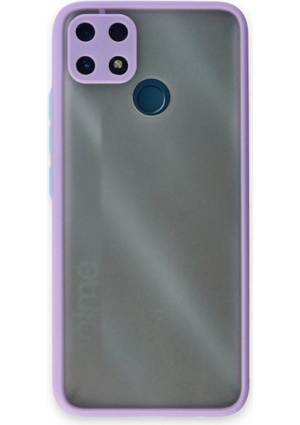 Newface Realme C25 Kılıf Montreal Silikon Kapak - Mor