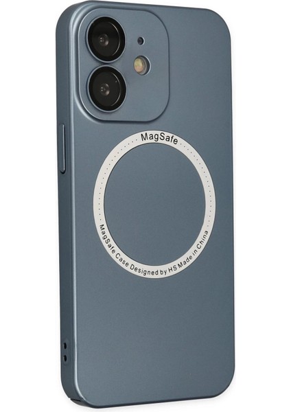 Newface iPhone 12 Kılıf Jack Magneticsafe Lens Silikon - Sierra Blue fiyatları