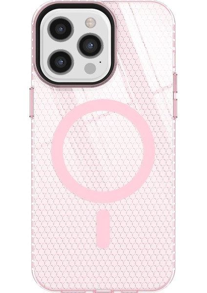 Newface iPhone 12 Pro Max Kılıf Beta Magneticsafe Silikon - Pembe