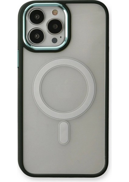 Newface iPhone 14 Pro Kılıf Room Magneticsafe Silikon - Köknar Yeşili fiyatları