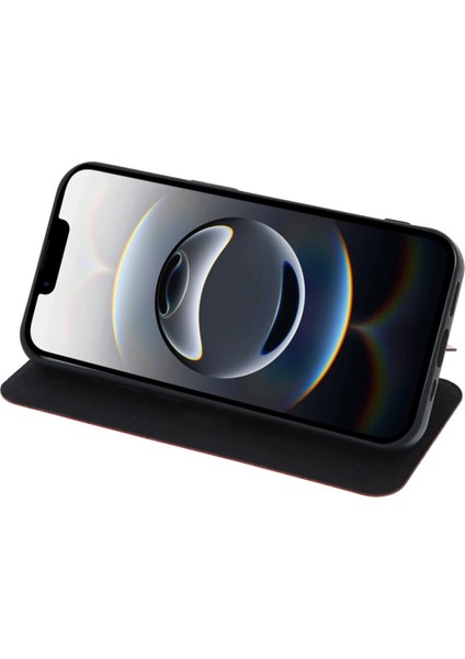 Newface iPhone 16E Kılıf Flip Cover - Taba