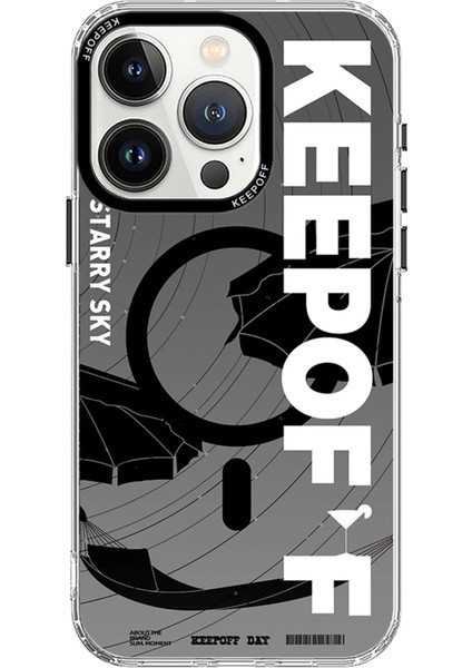 Keep Off iPhone 15 Pro Max Summer Travel Magsafe Kapak - Starry Night