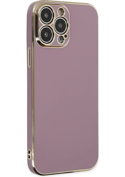 Newface iPhone 14 Pro Max Kılıf Volet Silikon - Mor