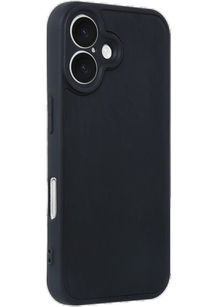 Newface iPhone 16 Kılıf Aras Deri Kapak - Siyah