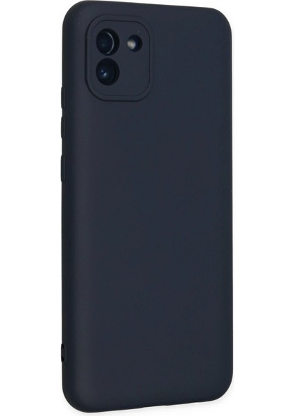 Newface Samsung Galaxy A03 Kılıf Nano Içi Kadife Silikon - Lacivert fiyatları