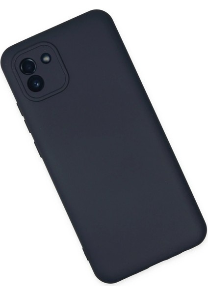 Newface Samsung Galaxy A03 Kılıf Nano Içi Kadife Silikon - Lacivert modelleri